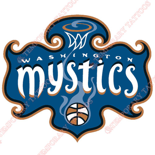 Washington Mystics Customize Temporary Tattoos Stickers NO.8586